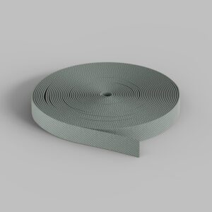 TR5502-LG Гибкий трек-ремень Belty, серия Base, 20м, 48V DC, IP20, светло-серый, ткань, медь